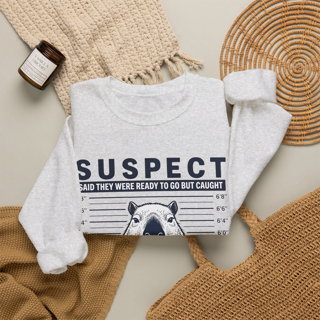 Capybara Headshot Sweatshirt Capybara Creature Gift Women Line Art Sweatshirt Rodent Sweatshirt Capybara Fan Drawing Graphic Sweatshirt Sketch Label Sweatshirt