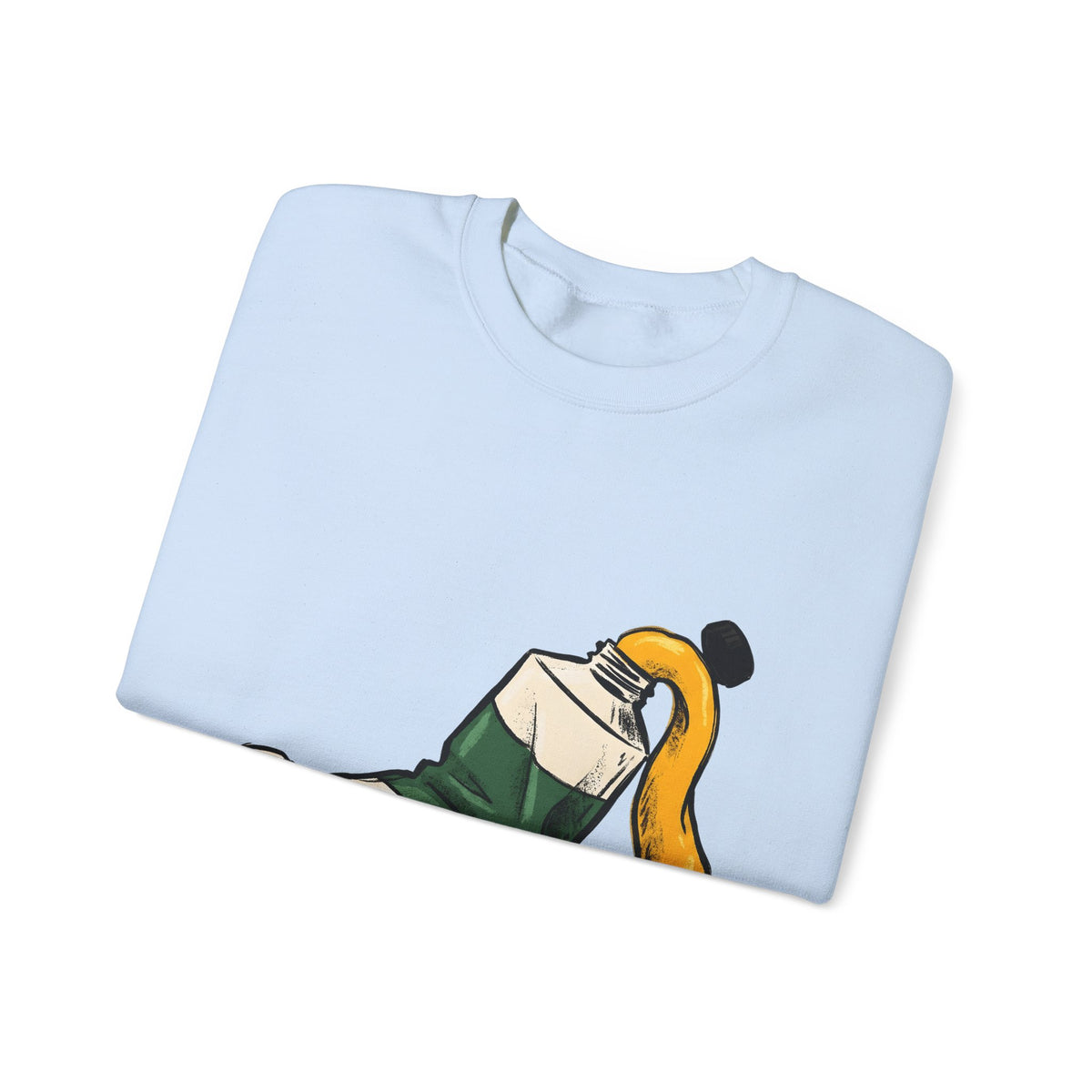 Paint Tube Sweatshirt Art Canvas Gift Women Cartoon Sweatshirt Paint Tube Sweatshirt Artist Fan Artistic Sweatshirt Canvas Graphic Line Art Paint Splash Sweatshirt