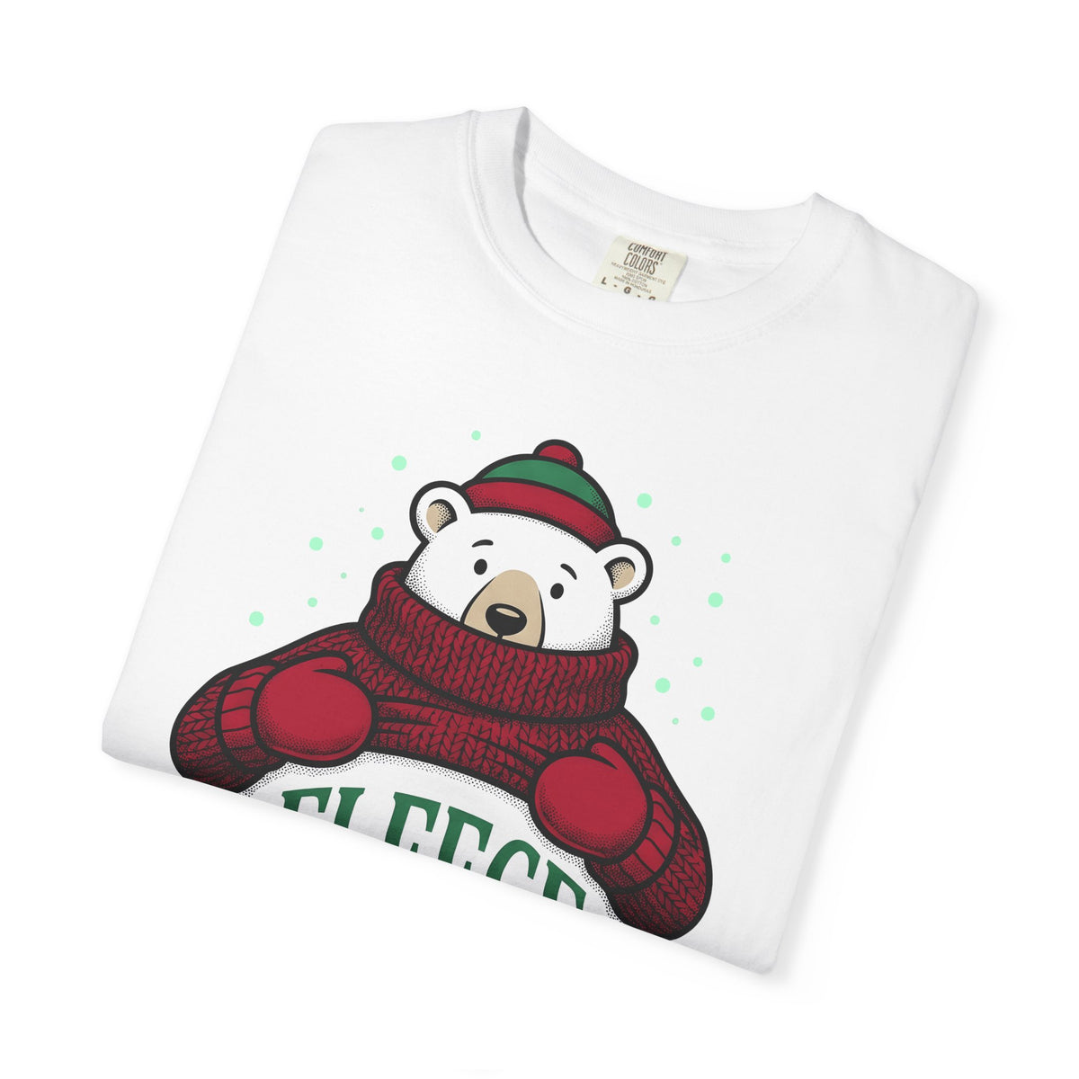 Polar Bear Sweater T-Shirt Christmas Animal Gift Women Cartoon T-Shirt Ursa T-Shirt Xmas Fan Toon T-Shirt Wildlife Graphic Vintage Winter Hat