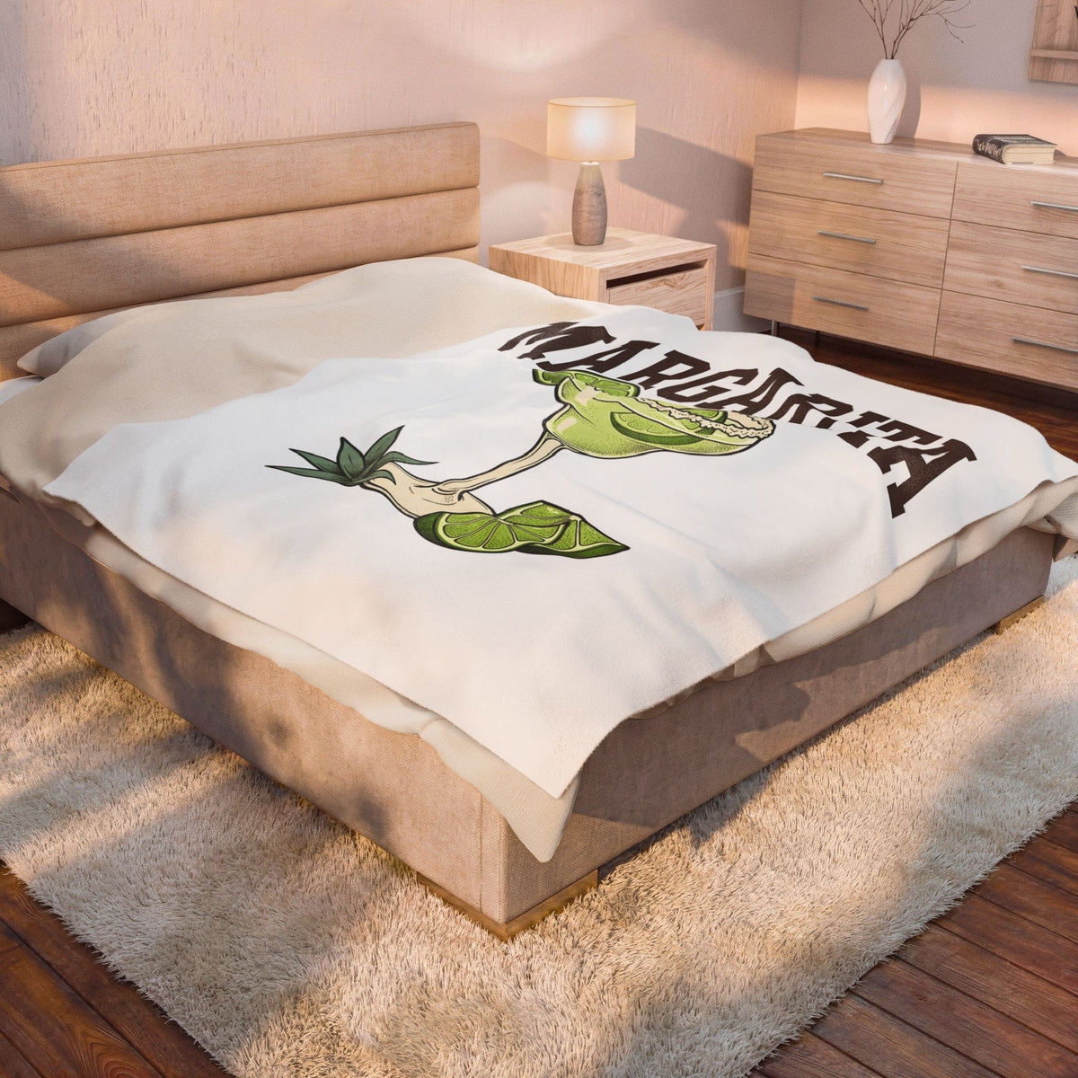 Margarita Glass Blanket Drinks Cocktail Gift Women Vintage Blanket Cocktail Glass Blanket Beverage Fan Retro Blanket Mixed Drink Graphic Hand Drawn