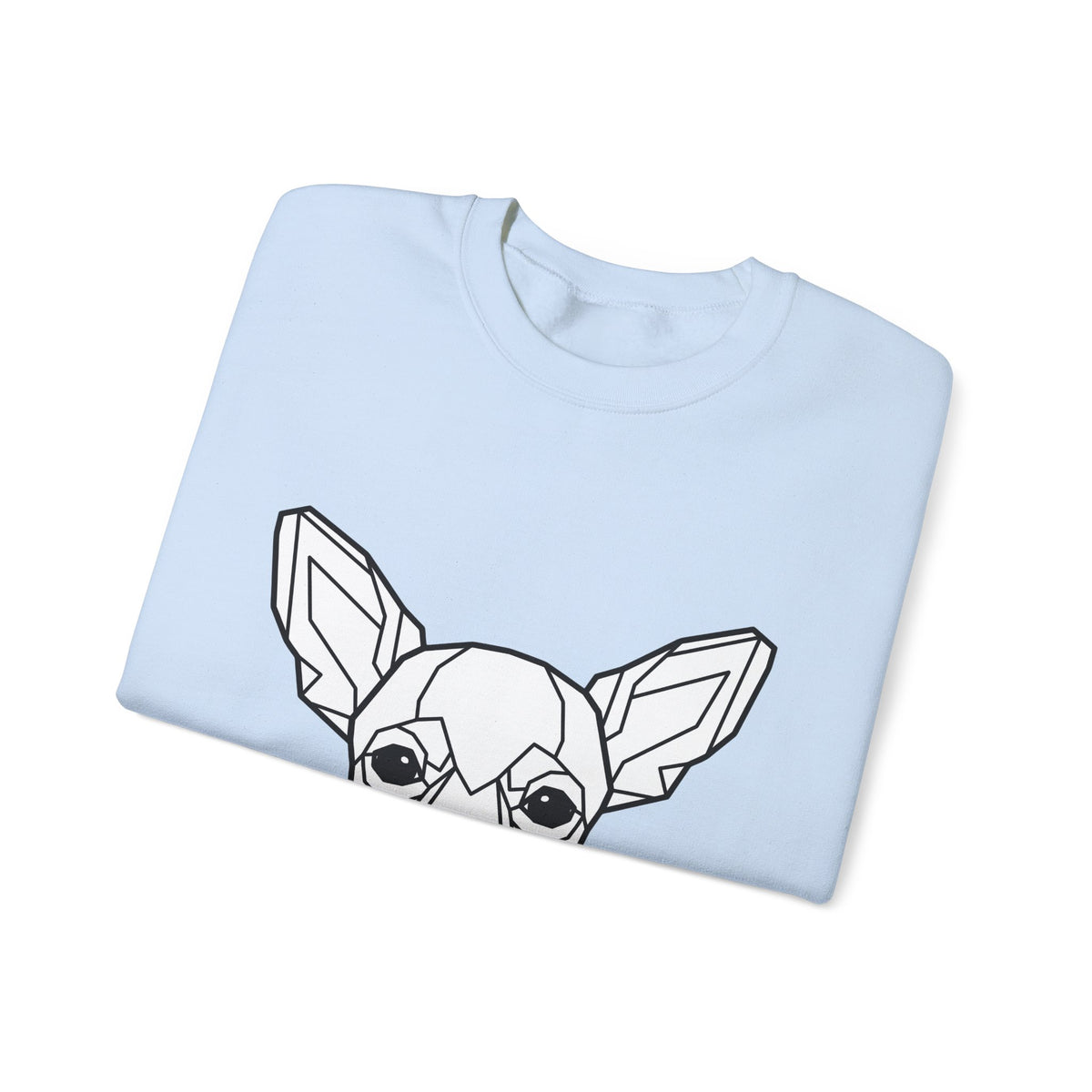 Chihuahua Puppy Sweatshirt Dog Animal Gift Women Abstract Sweatshirt Puppy Sweatshirt Dog Fan Canine Graphic Dog Illustration Line Art Head Sweatshirt