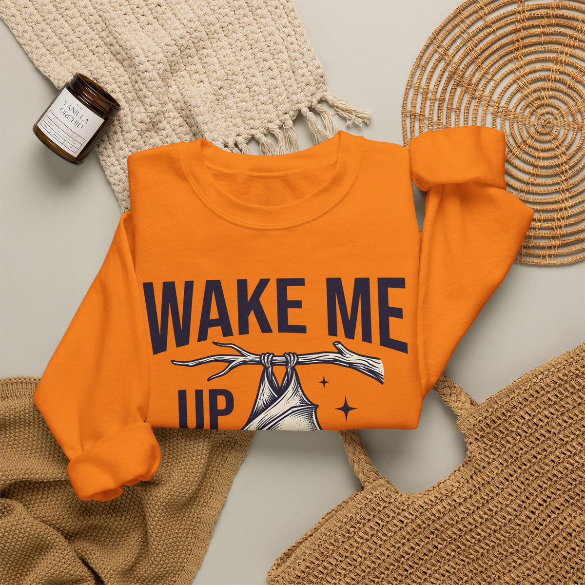 Bat Print Sweatshirt Funny Fauna Gift Women Antique Sweatshirt Bat Sweatshirt Humor Fan Vintage Sweatshirt Wildlife Graphic Cartoon Twinkling Stars Sweatshirt