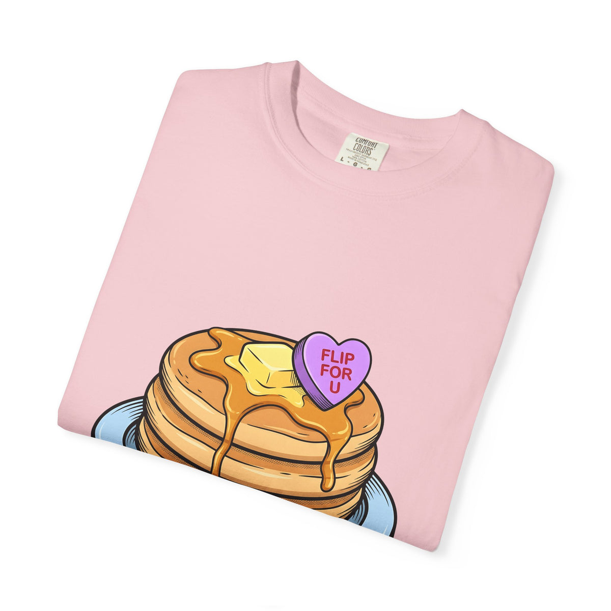 Pancakes Pile T-Shirt Desserts Brunch Gift Women Comic T-Shirt Pancake Stack T-Shirt Sweets Fan Cartoon T-Shirt Breakfast Graphic Design Graphic