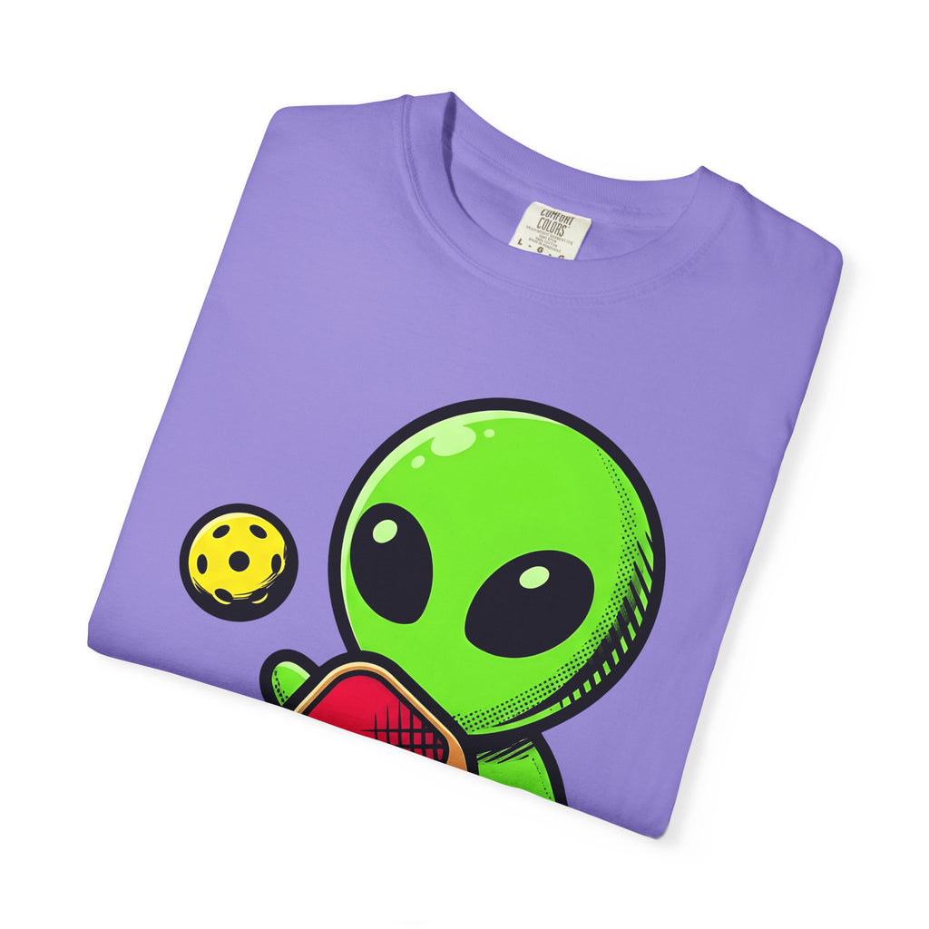 Alien Pickleball T-Shirt Pickleball Humor Gift Women Cute T-Shirt Alien Pickleball T-Shirt Pickleball Fan Kawaii T-Shirt Comedy Graphic Cartoon