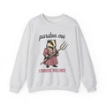 Badger Attire Sweatshirt Funny Critter Gift Women Rustic Sweatshirt Badger Sweatshirt Humor Fan Folk Sweatshirt Animal Graphic Doodle Fork Tool Sweatshirt