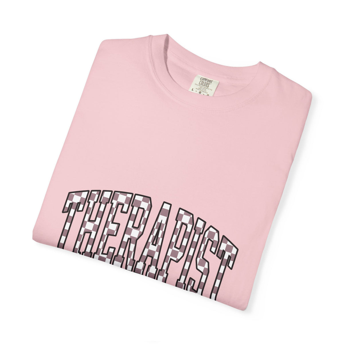 Therapist Phrase T-Shirt Therapist Self Care Gift Women Pop Art T-Shirt Counselor T-Shirt Mental Health Professional Enthusiast Retro T-Shirt