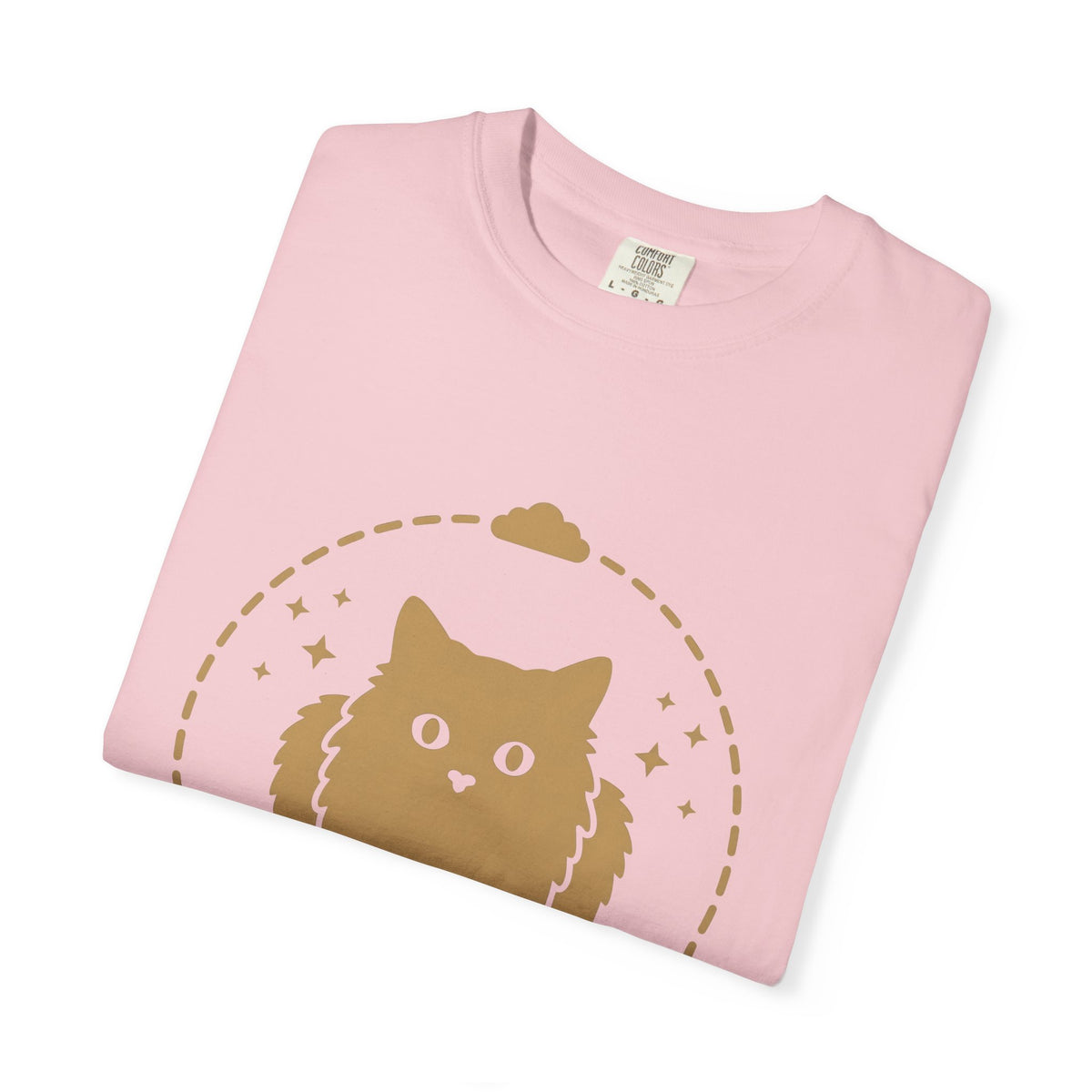 Soft Cat Cat Pet Gift Simple Kitten Cat Fan Minimalist Animal Contemporary Sparkles T-Shirt