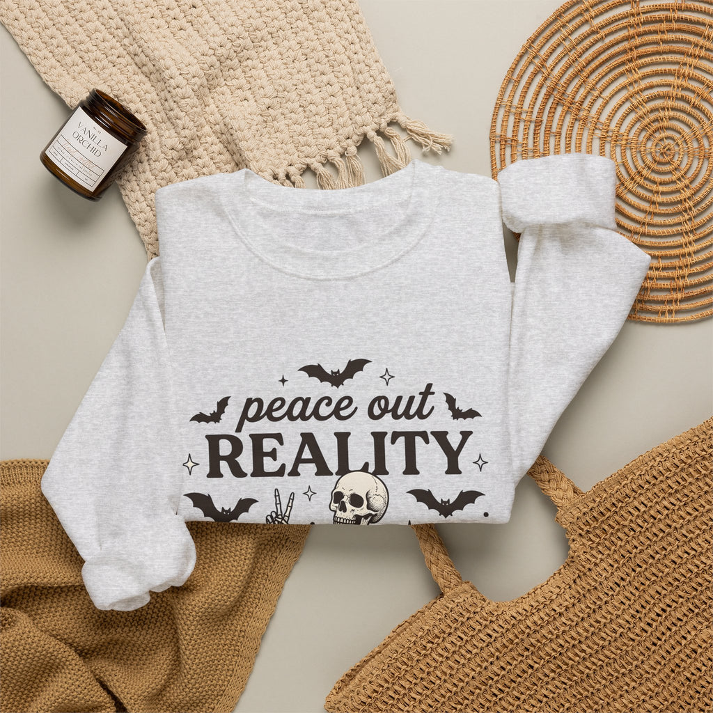 Skeleton Graphic Sweatshirt Funny Halloween Gift Women Gothic Sweatshirt Bones Sweatshirt Humor Fan Dark Sweatshirt Spooky Graphic Vintage Bat Sweatshirt