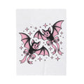 Sweet Bats Blanket Halloween Horror Gift Women Chibi Blanket Flying Fox Blanket Spooky Fan Creepy Blanket Horror Graphic Old School Hair Bows
