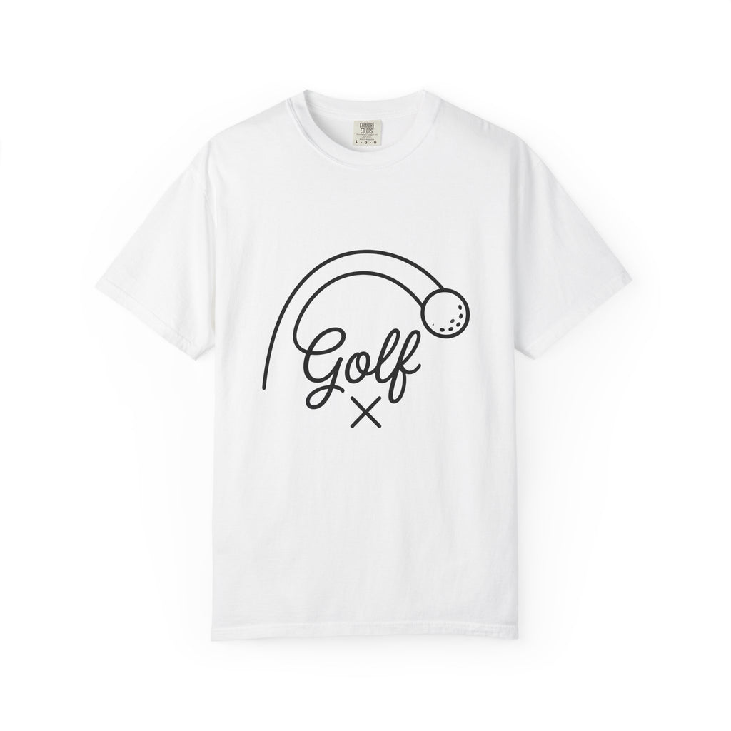 Golf Ball T-Shirt Golf Pastime Gift Women Simple T-Shirt Golfball T-Shirt Golfer Enthusiast Minimalist T-Shirt Leisure Graphic Contemporary Swing