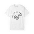 Golf Ball T-Shirt Golf Pastime Gift Women Simple T-Shirt Golfball T-Shirt Golfer Enthusiast Minimalist T-Shirt Leisure Graphic Contemporary Swing