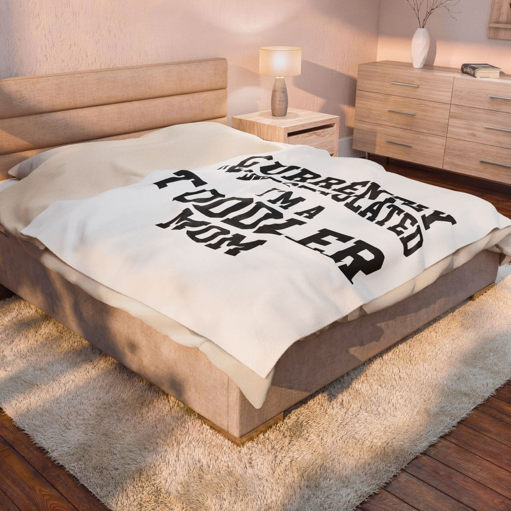 Bold Lettering Design Blanket Moms Family Gift Women Varsity Font Blanket Typography Blanket Motherhood Fan Lettering Blanket Clan Graphic Simple