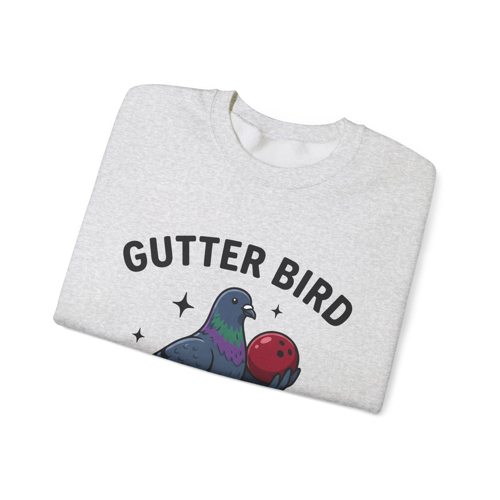 Bird Bowling Sweatshirt Bowling Satire Gift Women Animated Sweatshirt Bowling Ball Sweatshirt Bowling Fan Cartoon Sweatshirt Parody Graphic Old School Tenpin