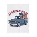 Classic Truck America 4Th Of July Independence Gift Vintage Lorry Patriot Enthusiast Retro Liberty Blanket