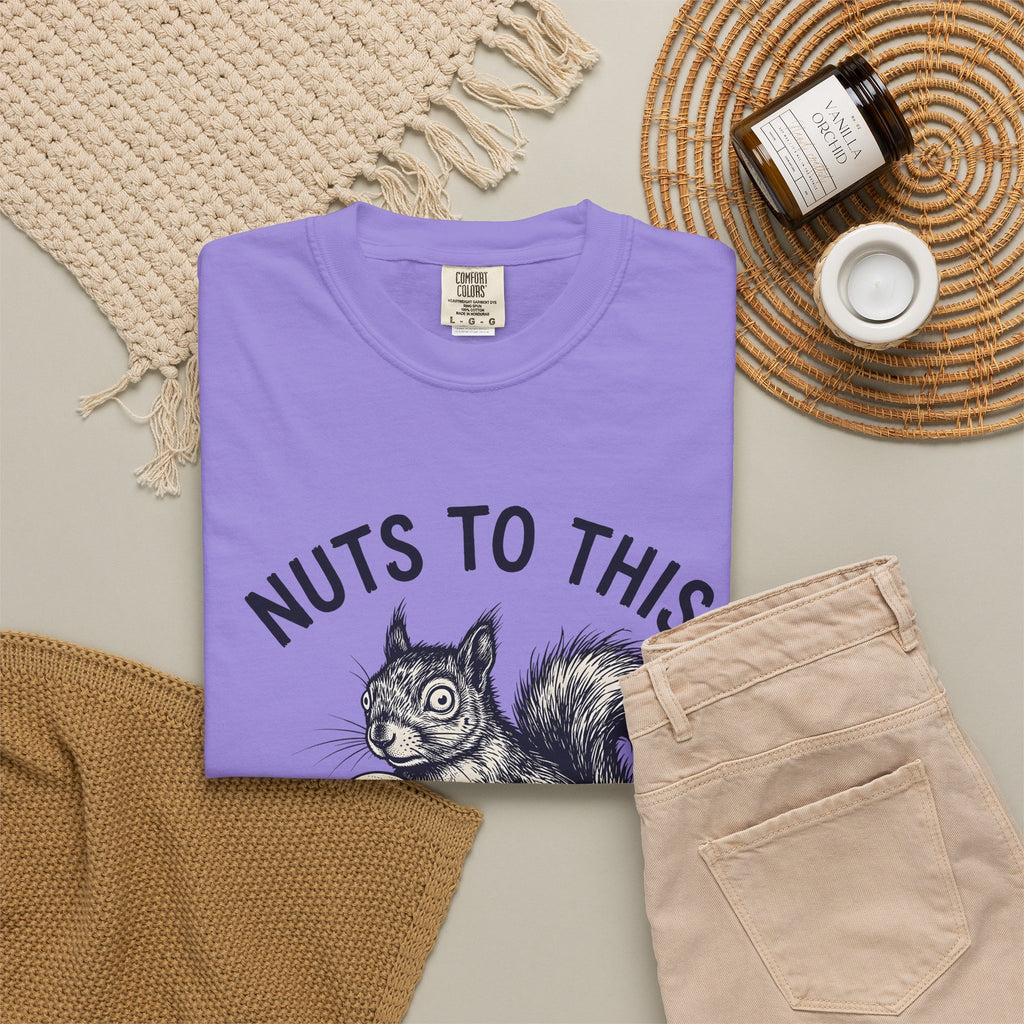 Chipmunk Skeleton T-Shirt Halloween Nature Gift Women Creepy T-Shirt Rodent T-Shirt Spooky Fan Squirrel Graphic T-Shirt Classic Maple Leaves T-Shirt