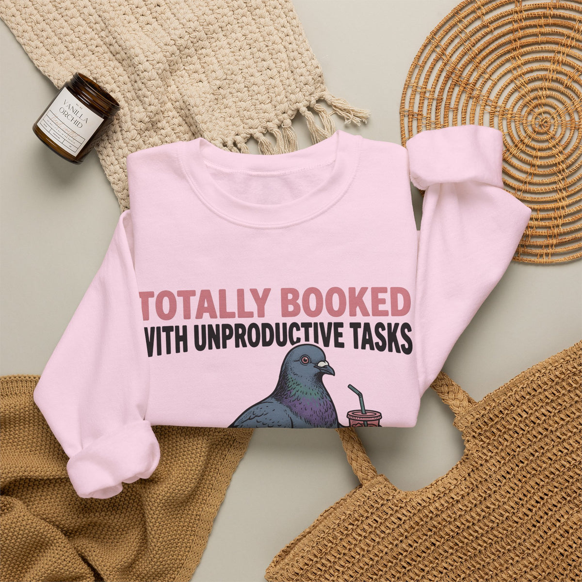 Pigeon Drawing Sweatshirt Funny Wildlife Gift Women Comic Sweatshirt Dove Sweatshirt Humor Fan Cartoon Sweatshirt Animal Graphic Classic Coffee Cup Sweatshirt