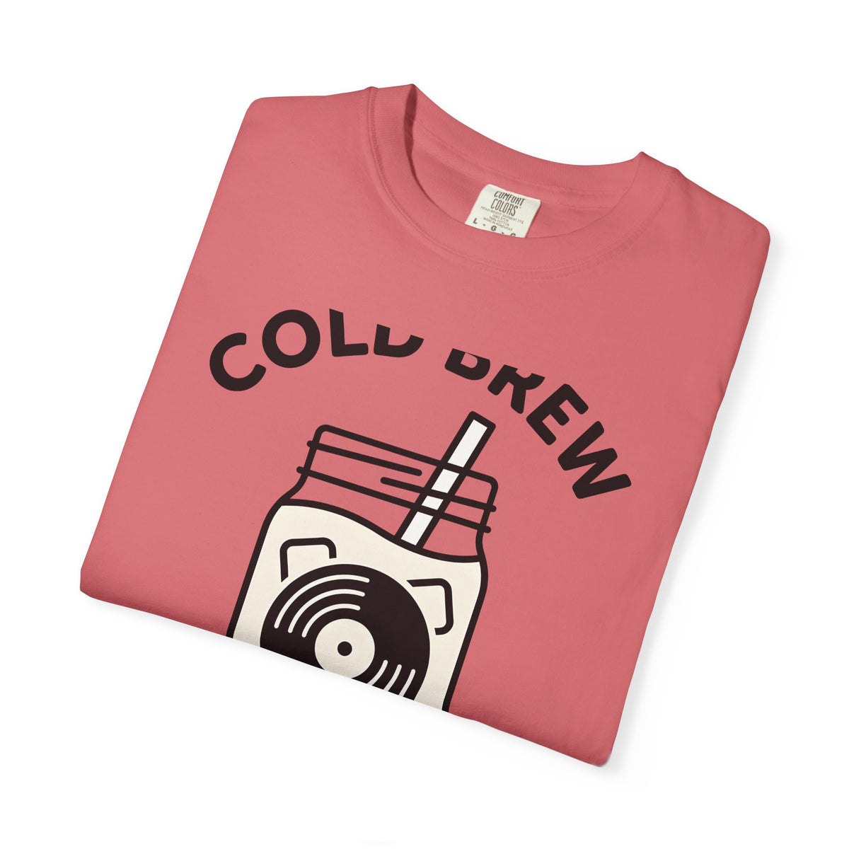 Glass Jar Coffee T-Shirt Coffee Instrument Gift Women Simple T-Shirt Coffee Bean T-Shirt Coffee Fan Minimalist T-Shirt Guitar Graphic Vintage Music
