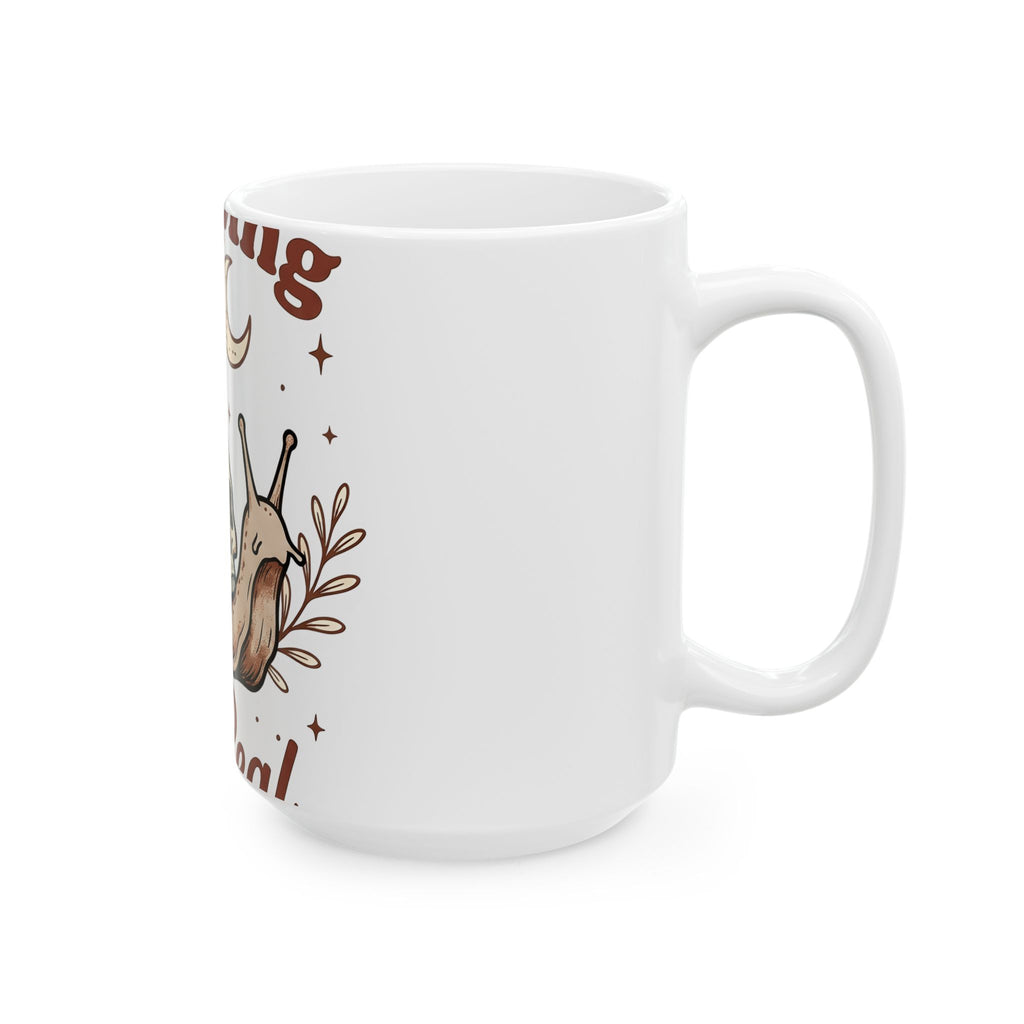 Skeleton Snail Mug Halloween Horror Gift Women Retro Mug Snail Mug Horror Fan Creepy Graphic Mug Sketch Toadstool Mug