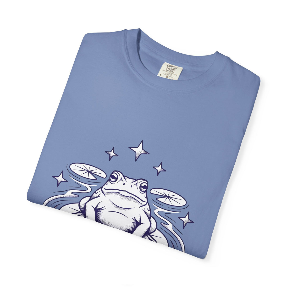 Frog Lotus Bloom T-Shirt Boho Chic Wellness Gift Women Gypsy T-Shirt Toad T-Shirt Bohemian Enthusiast Bohemian T-Shirt Mindful Graphic Classic