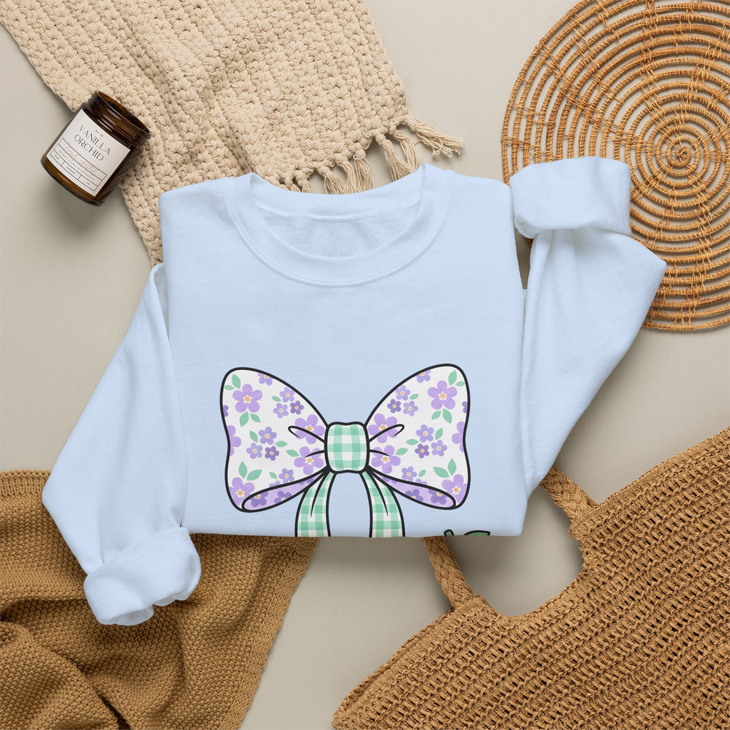 Reading Bow Sweatshirt Teachers Education Gift Women Cute Sweatshirt Reading Bow Sweatshirt Teacher Enthusiast Adorable Sweatshirt Learning Graphic Muted Fruit