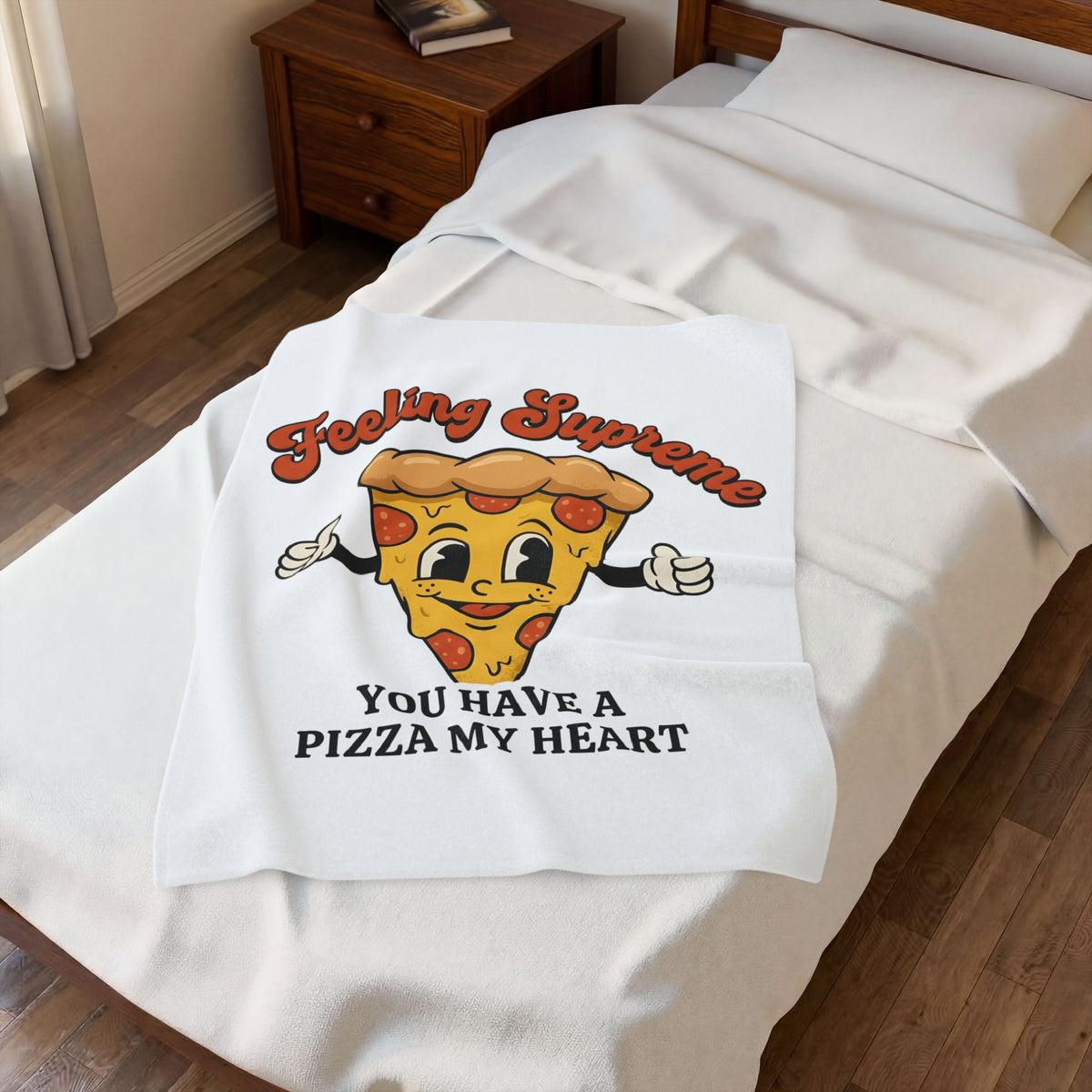 Pizza Cartoon Blanket Pizza Food Gift Women Cute Blanket Pizza Blanket Pizza Fan Kawaii Blanket Cuisine Graphic Retro Stars Blanket