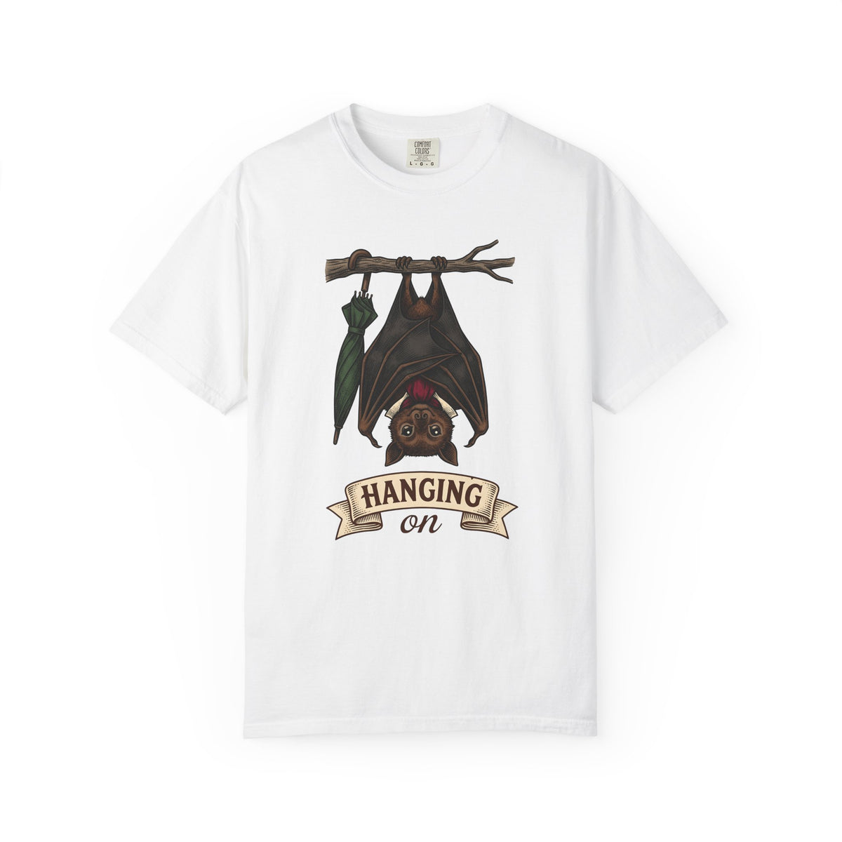 Bat Clipart T-Shirt Funny Creature Gift Women Doodle T-Shirt Bat T-Shirt Humor Fan Cartoon T-Shirt Beast Graphic Classic Parasol T-Shirt