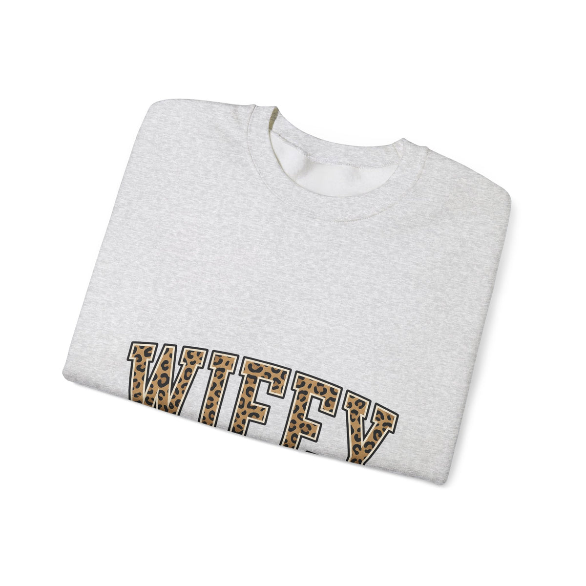 Leopard Pattern Letters Sweatshirt Moms Bridal Gift Women Strong Sweatshirt Alphabet Sweatshirt Motherhood Enthusiast Bold Sweatshirt Wedding Graphic Vintage