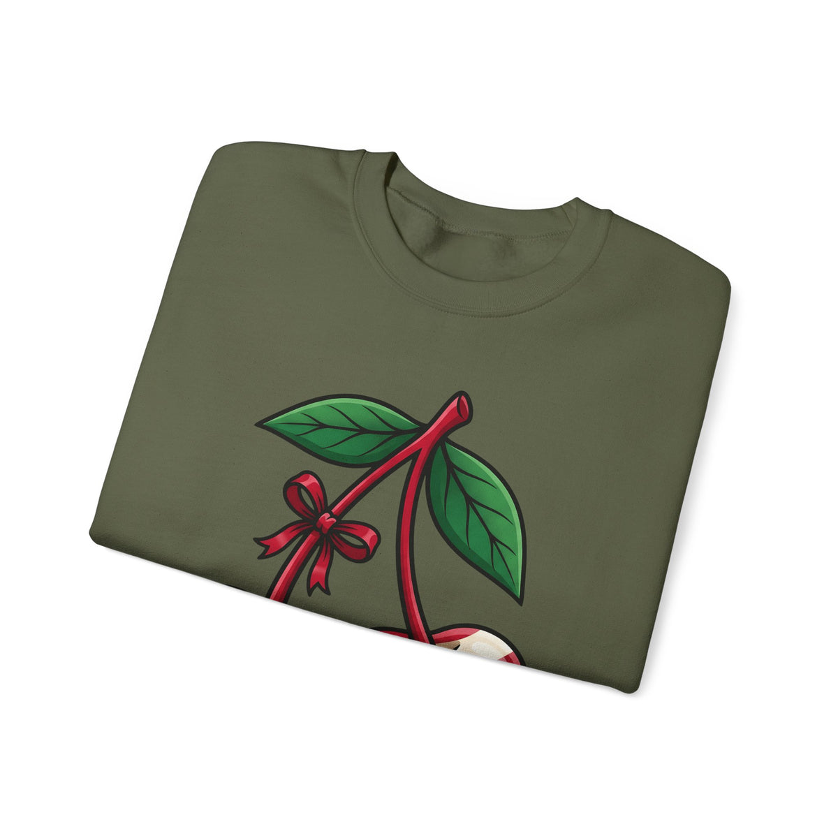 American Cherries 4Th Of July Beach Gift Comic Cherry Independence Day Fan Cartoon Coastal Sweatshirt
