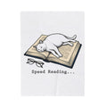 Kitten Read Blanket Cat Reader Gift Women Retro Blanket Kitten Blanket Cat Fan Vintage Blanket Bookworm Graphic Sketch Spectacles Blanket