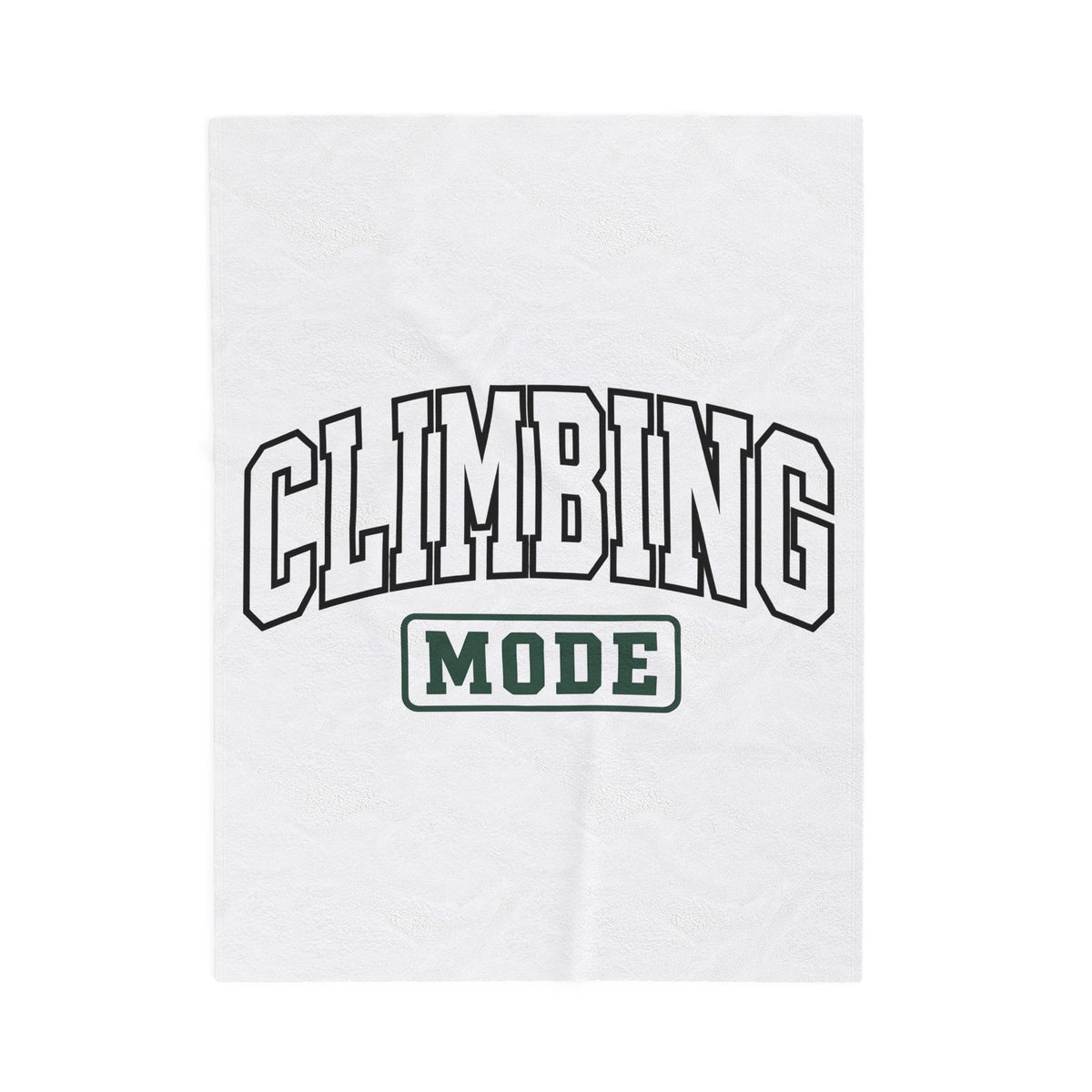 Climbing Lettering Climbing Exercise Gift Strong Typography Bouldering Enthusiast Blanket