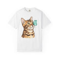Domestic Cat Cat Fauna Gift Cartoon Kitten Cat Fan Feline Wildlife Gouache Bug T-Shirt