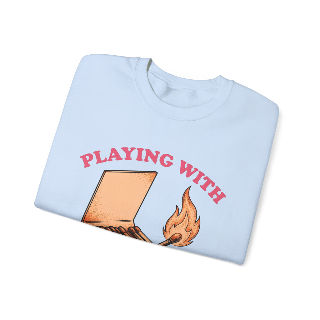 Matchbox Blaze Sweatshirt Cowgirl Country Gift Women Distressed Sweatshirt Lighter Sweatshirt Rodeo Fan Vintage Sweatshirt Rural Graphic Sketch Spark Sweatshirt