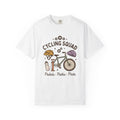 Cycle Image T-Shirt Cycling Sports Gift Women Cartoon T-Shirt Bicycle T-Shirt Cyclist Enthusiast Comic T-Shirt Athletic Graphic Design Graphic