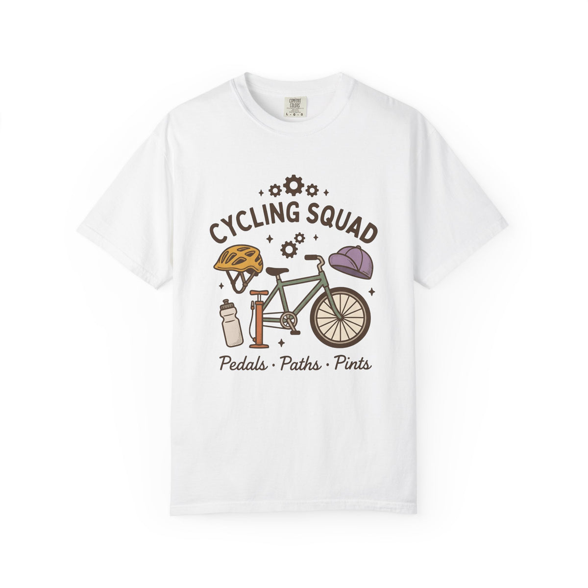 Cycle Image T-Shirt Cycling Sports Gift Women Cartoon T-Shirt Bicycle T-Shirt Cyclist Enthusiast Comic T-Shirt Athletic Graphic Design Graphic