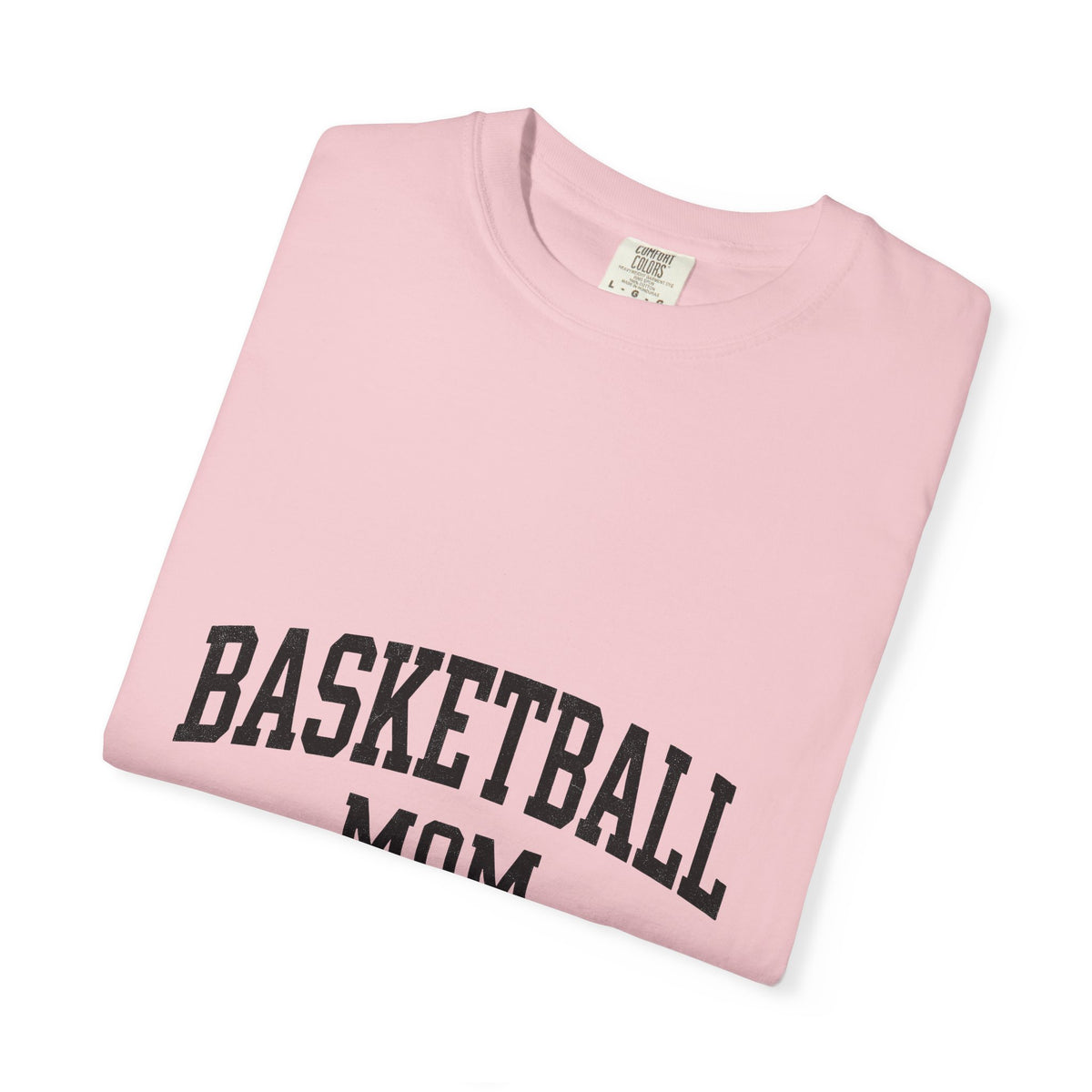 Team Text T-Shirt Moms Basketball Accessories Gift Women Hand Drawn T-Shirt Group Message T-Shirt Mom Fan Handdrawn T-Shirt Basketball Graphic Old