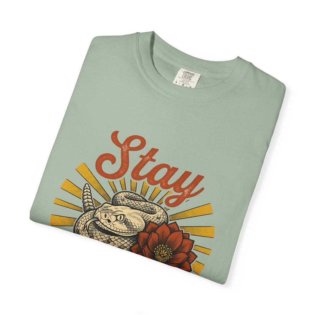 Viper Floral T-Shirt Boho Chic Wild West Gift Women Traditional T-Shirt Snake Flower T-Shirt Bohemian Fan Classic Art T-Shirt Cowboy Graphic