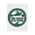 Surfing Surfing Seaside Gift Hand Drawn Surf Surfer Fan Surfing Coastal Blanket