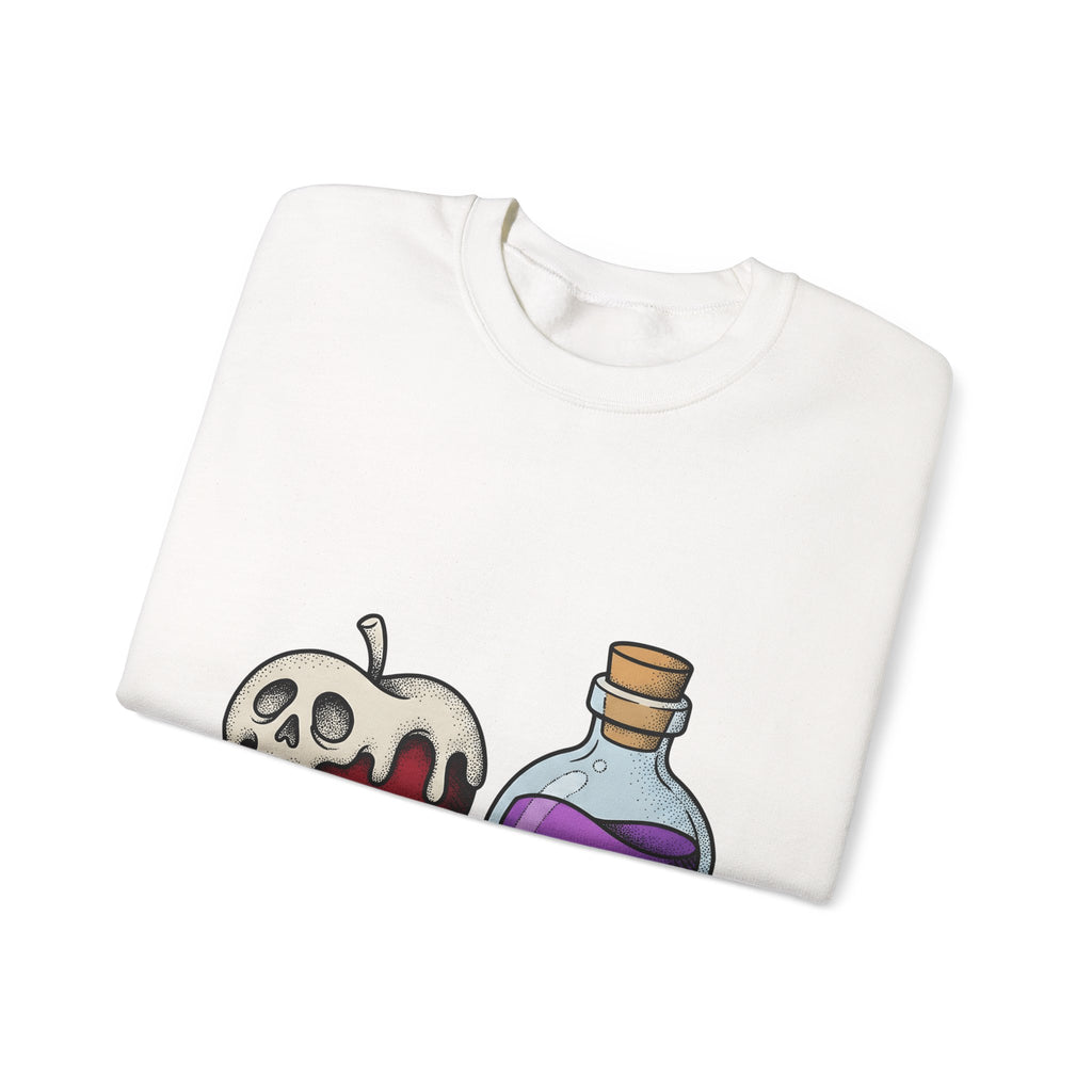 Deadly Fruit Elixir Sweatshirt Halloween Halloween Gift Women Cartoon Sweatshirt Poison Drink Sweatshirt Halloween Fan Comic Sweatshirt Spooky Graphic Hand