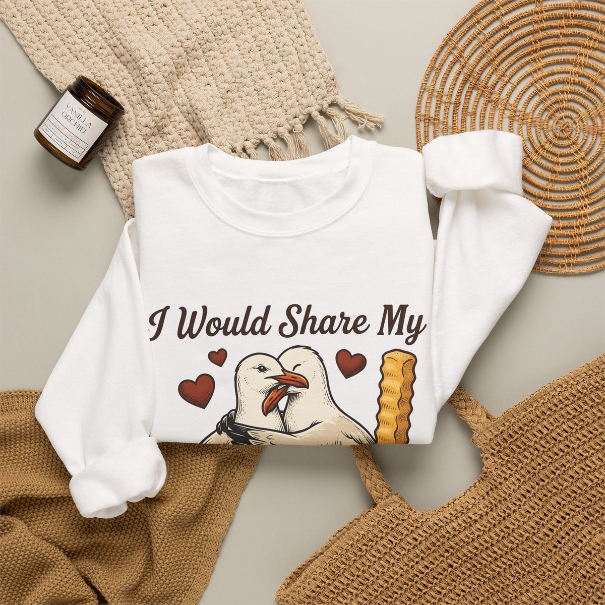 Seagull Couple Sweatshirt St. Valentine's Day Humor Gift Women Vintage Sweatshirt Gull Sweatshirt Valentine Fan Retro Sweatshirt Funny Graphic Hand Drawn