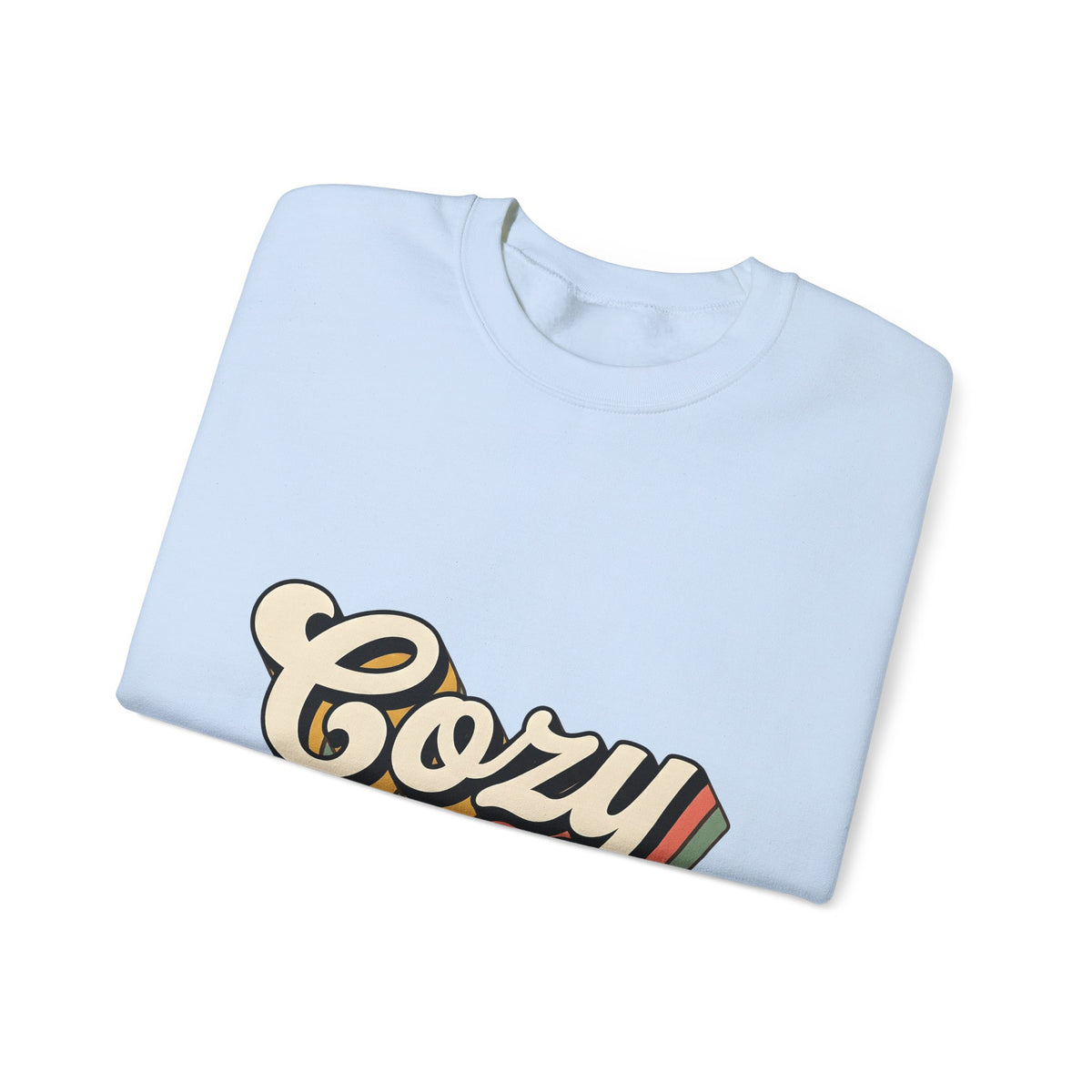 Old School Text Holiday Seasonal Gift Heavy Retro Typography Festive Fan Holiday Nostalgic Rainbow Sweatshirt