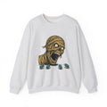 Mummy Skull Sweatshirt Halloween Ghost Gift Women Creepy Sweatshirt Skull Sweatshirt Horror Fan Spooky Sweatshirt Specter Graphic Classic Scarab Sweatshirt