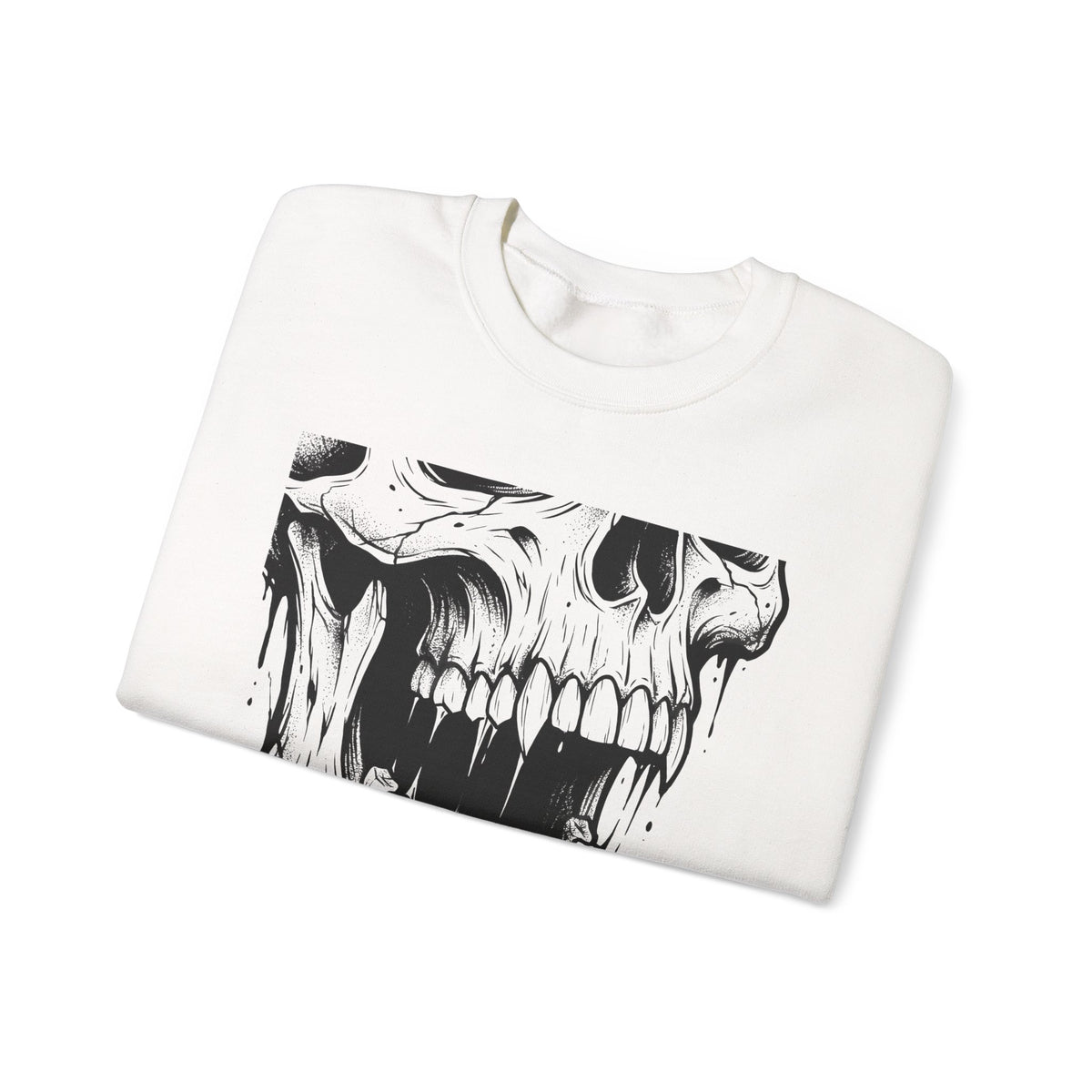 Skull Art Sweatshirt Gothic Fright Gift Women Macabre Sweatshirt Skull T-Sh