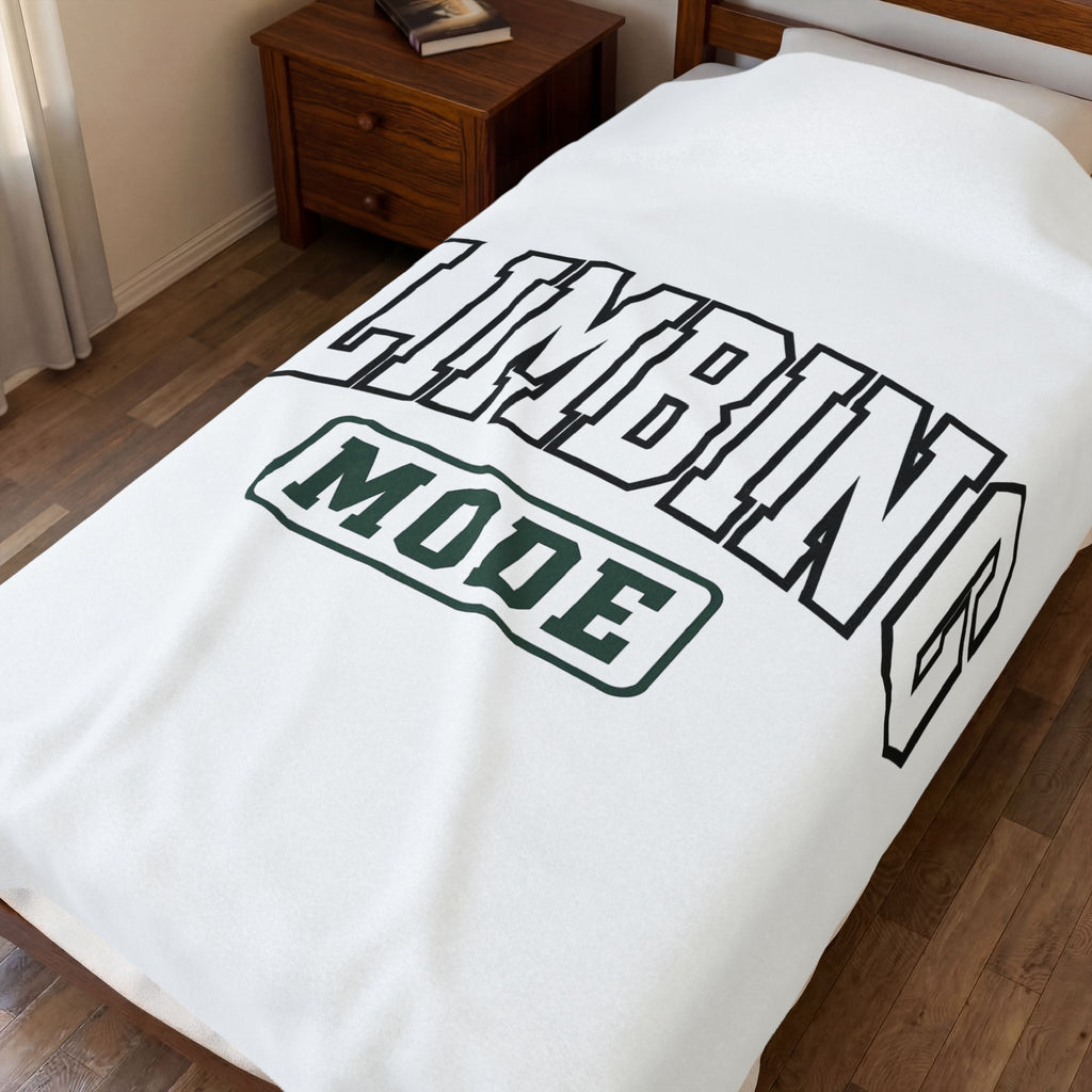 Climbing Lettering Climbing Exercise Gift Strong Typography Bouldering Enthusiast Blanket