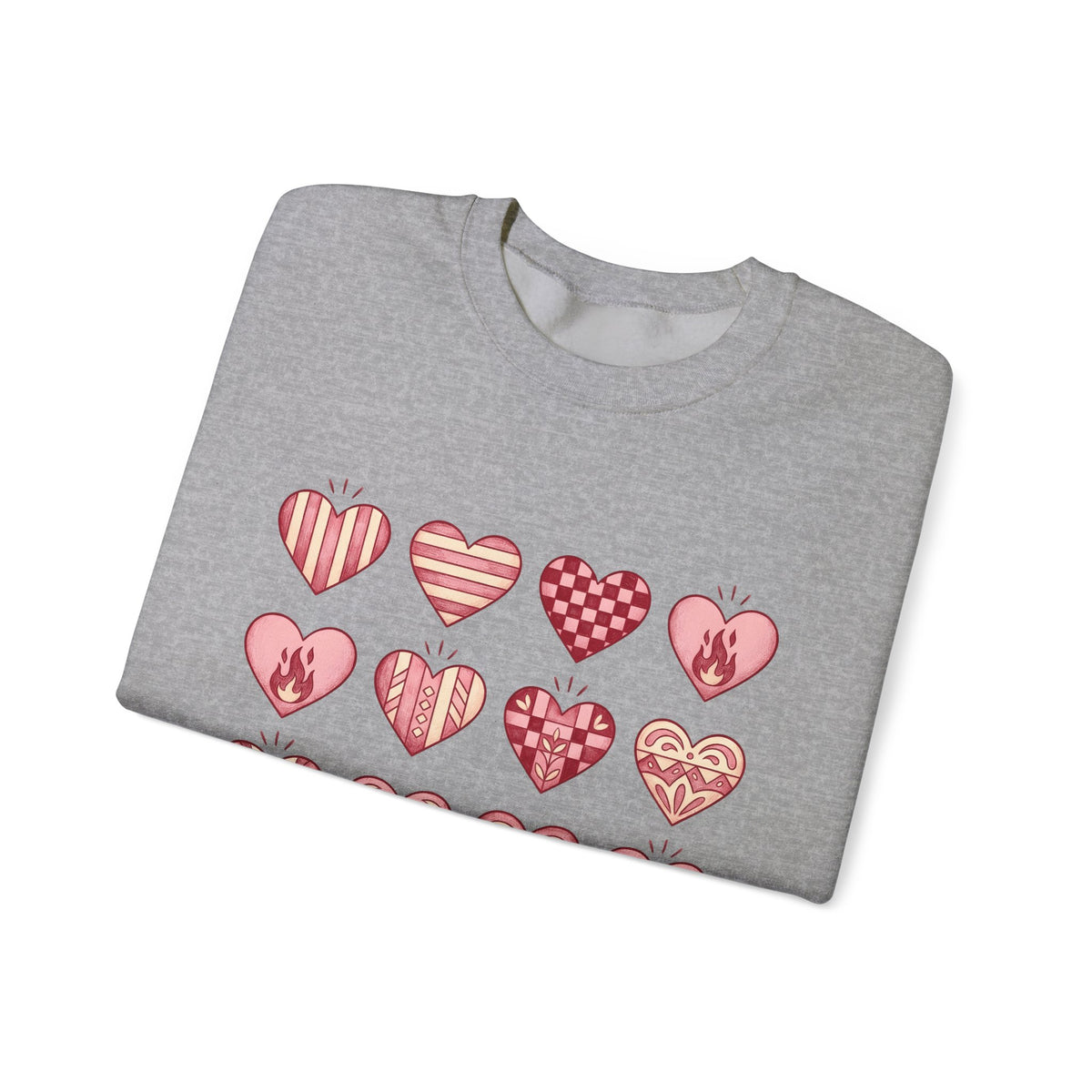 Love Heart Sweatshirt Boho Chic Romance Gift Women Tribal Sweatshirt Heart Sweatshirt Bohemian Enthusiast Tribal Sweatshirt Valentine Graphic Old School Bloom