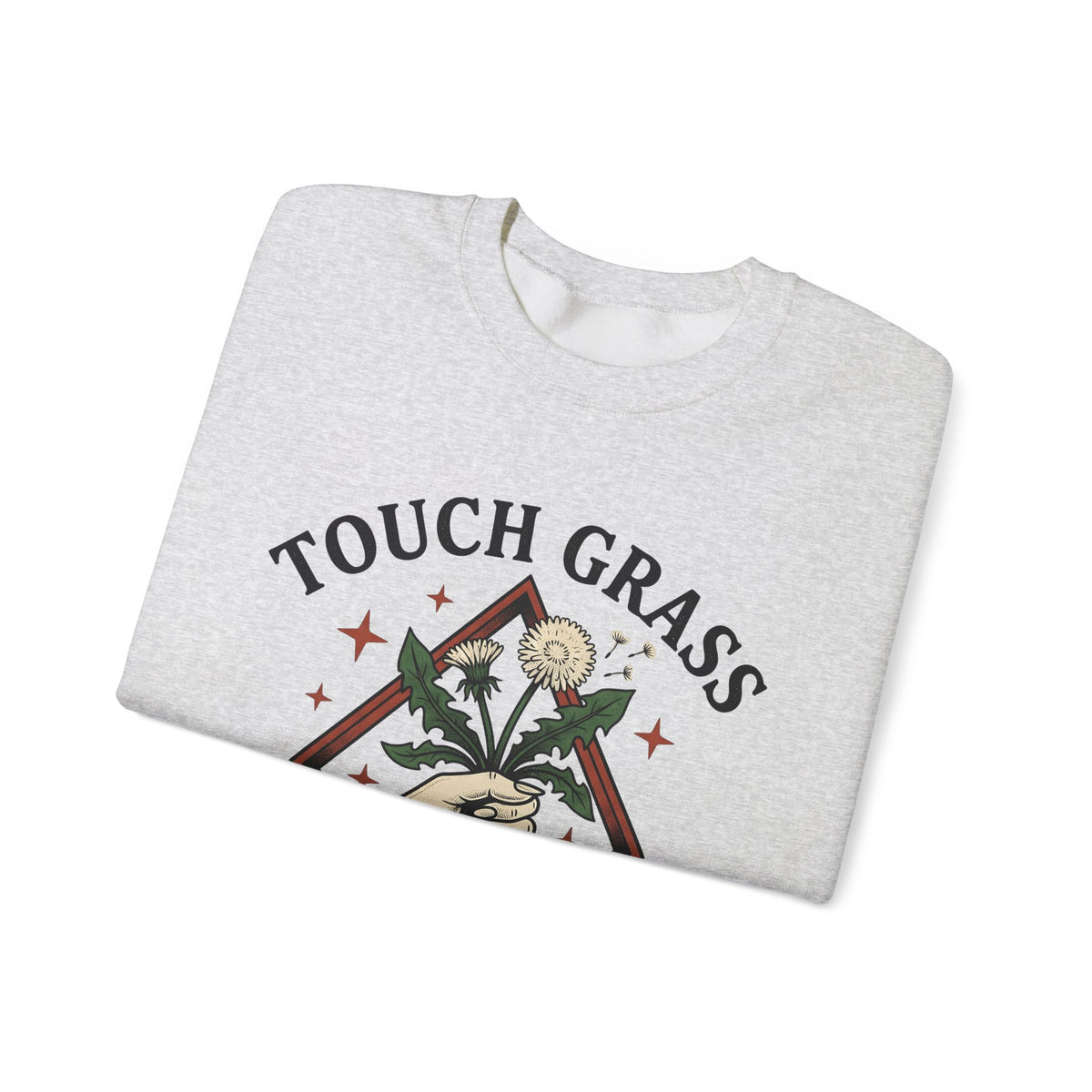 Hand Seed Head Sweatshirt Boho Chic Environment Gift Women Old Fashioned Sweatshirt Dandelion Sweatshirt Hippie Fan Vintage Sweatshirt Eco Graphic Sketch
