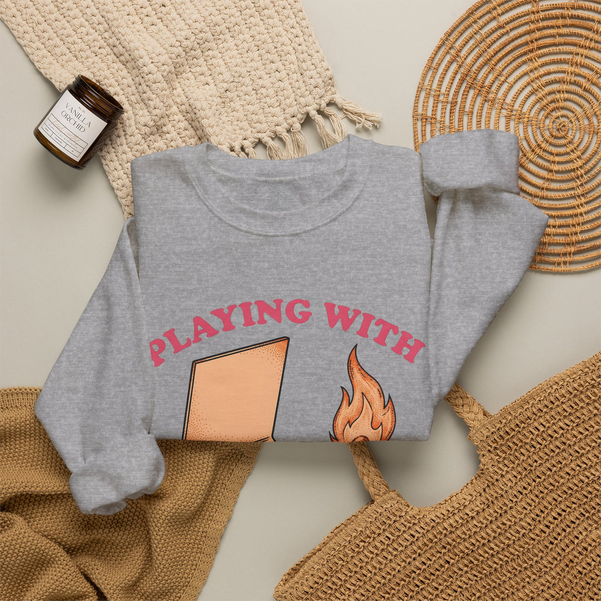Matchbox Blaze Sweatshirt Cowgirl Country Gift Women Distressed Sweatshirt Lighter Sweatshirt Rodeo Fan Vintage Sweatshirt Rural Graphic Sketch Spark Sweatshirt