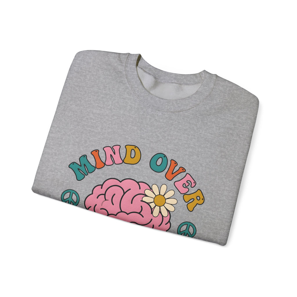 Brain Flower Sweatshirt Teacher Mental Health Gift Women Groovy Sweatshirt Mind Bloom Sweatshirt Educator Enthusiast Psychedelic Sweatshirt Wellness Graphic