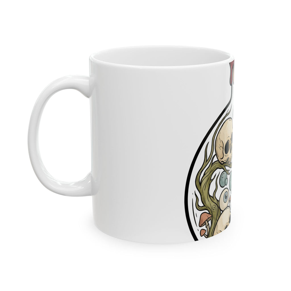 Magic Bottle Mug Halloween Ghost Gift Women Haunted Mug Flask Mug Horror Fan Spooky Mug Specter Graphic Classic Skull Icon Mug