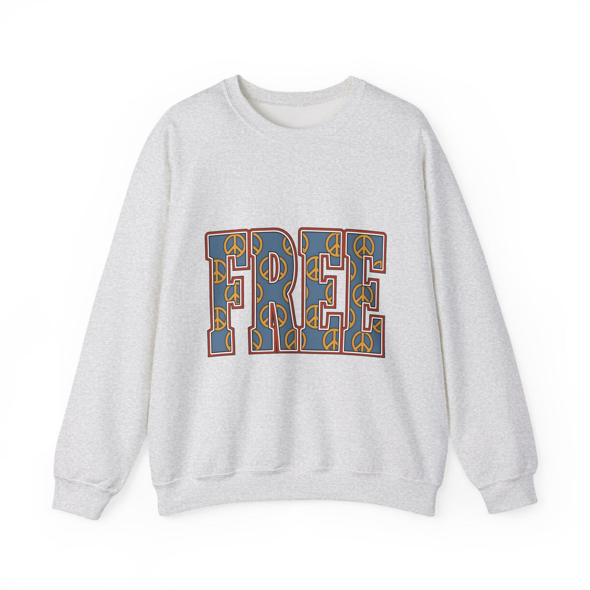 Peace Sign Graphic Sweatshirt America 4Th Of July Patriotic Gift Women Bold Sweatshirt Symbol Sweatshirt Fireworks Fan Graphic Design Vintage Retro Pattern