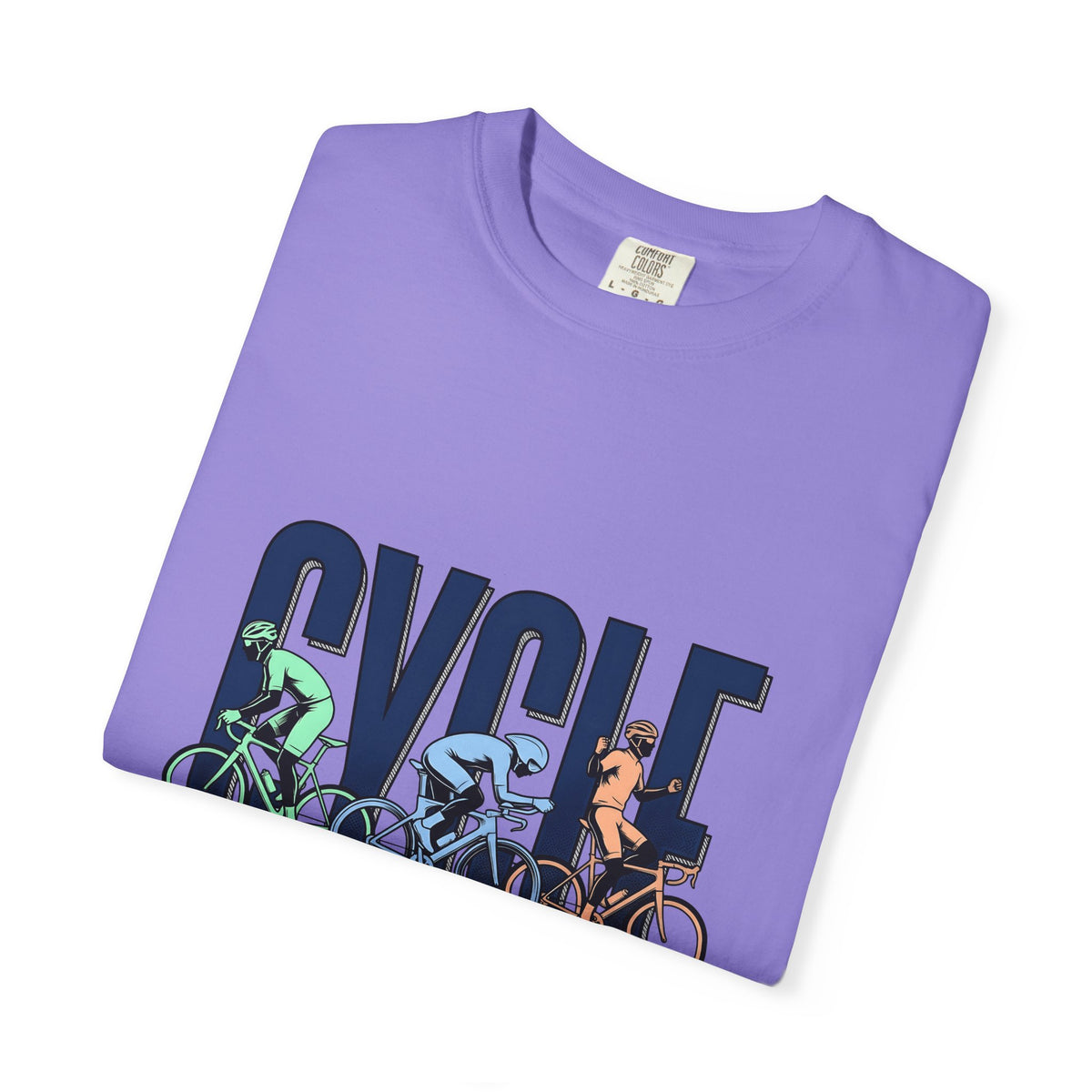 Cyclist Cycling Fitness Gift Bold Biker Cyclist Enthusiast Workout Retro Race T-Shirt